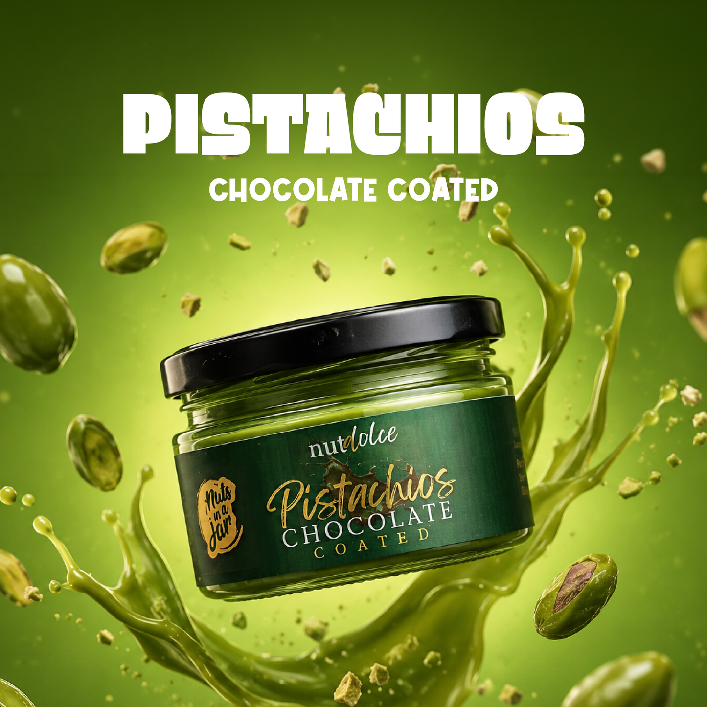 Chocolate-Coated Pistachios 100g