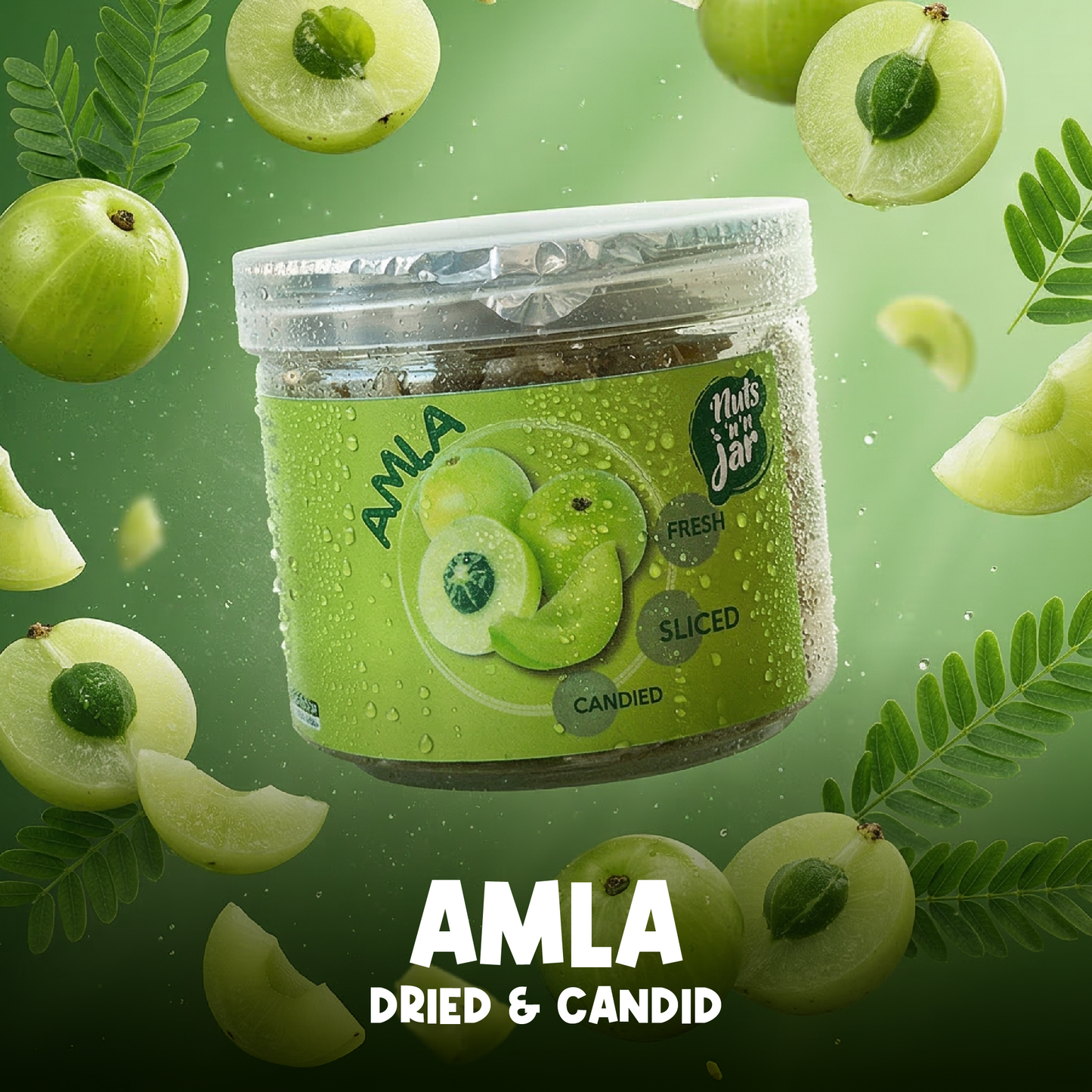 Dried & Candied Amla Slices – 250g Sweet & Tangy Indian Gooseberry
