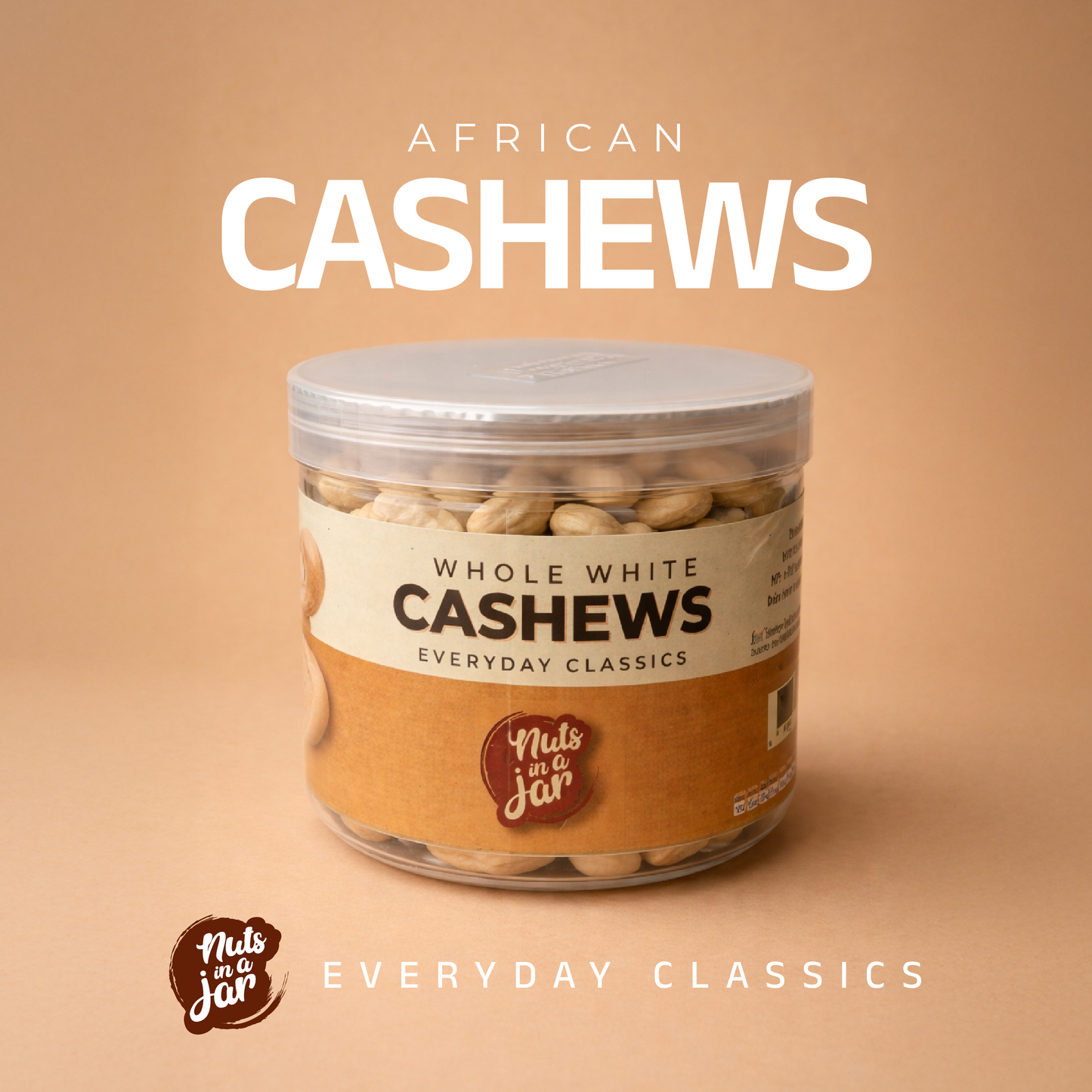 Whole White Cashews – Everyday Classics 250 Grams