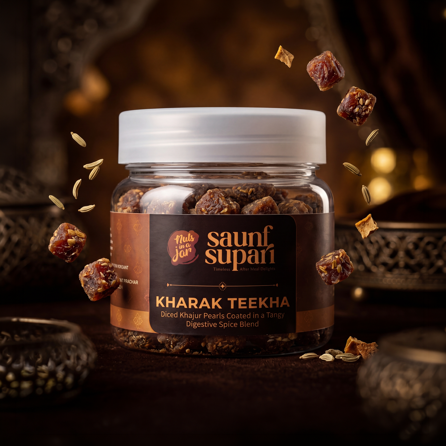 Kharak Teekha – 100g Spiced Khajur Digestive Bites
