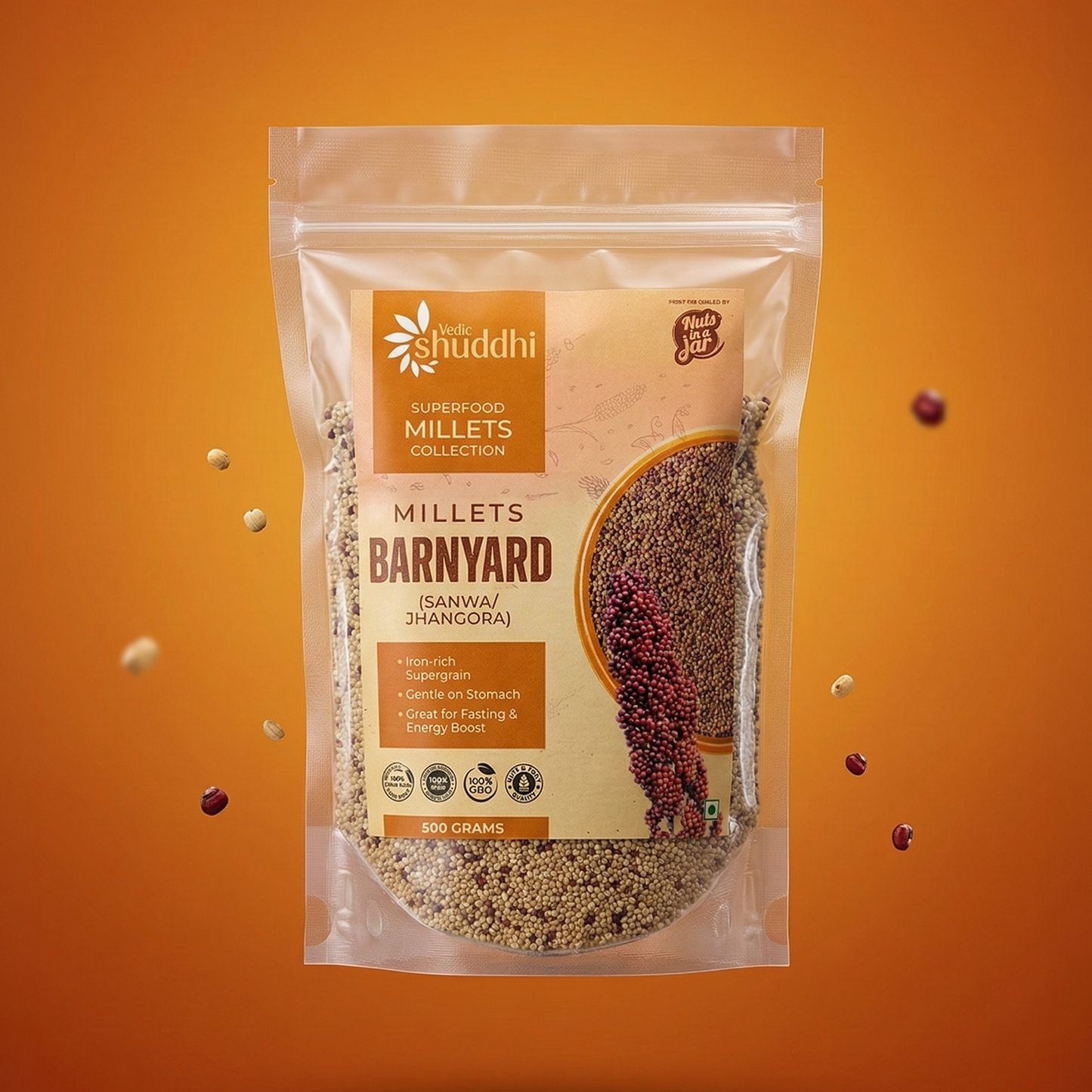 Vedic Shuddhi Barnyard Millet 500g (Sanwa / Jhangora)