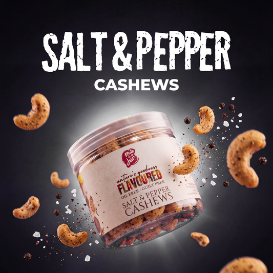 Flavoured Premium Salt & Pepper Cashews 250 Grams