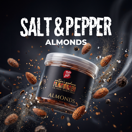 Flavoured Premium Salt & Pepper BBQ Almonds 250 Grams