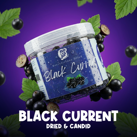 Berrylicious Dried Black Currant Whole – 250g Premium Dried Berries