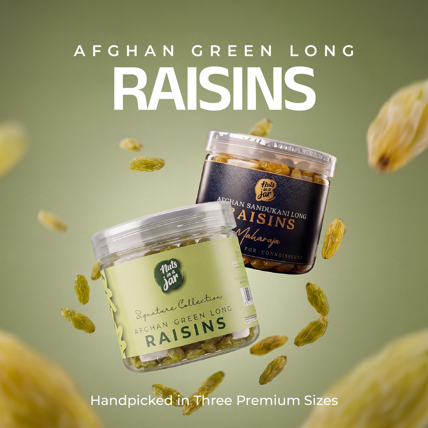 Afghan Green Long Raisins