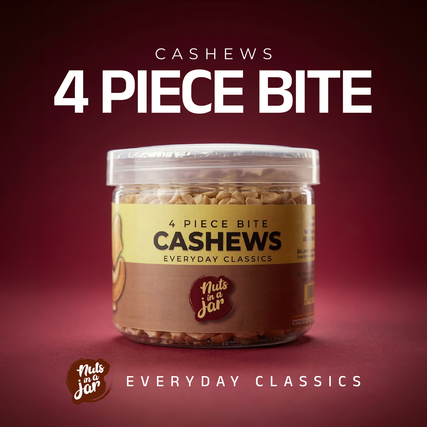 Cashews 4 Piece Everyday Classics – 250g