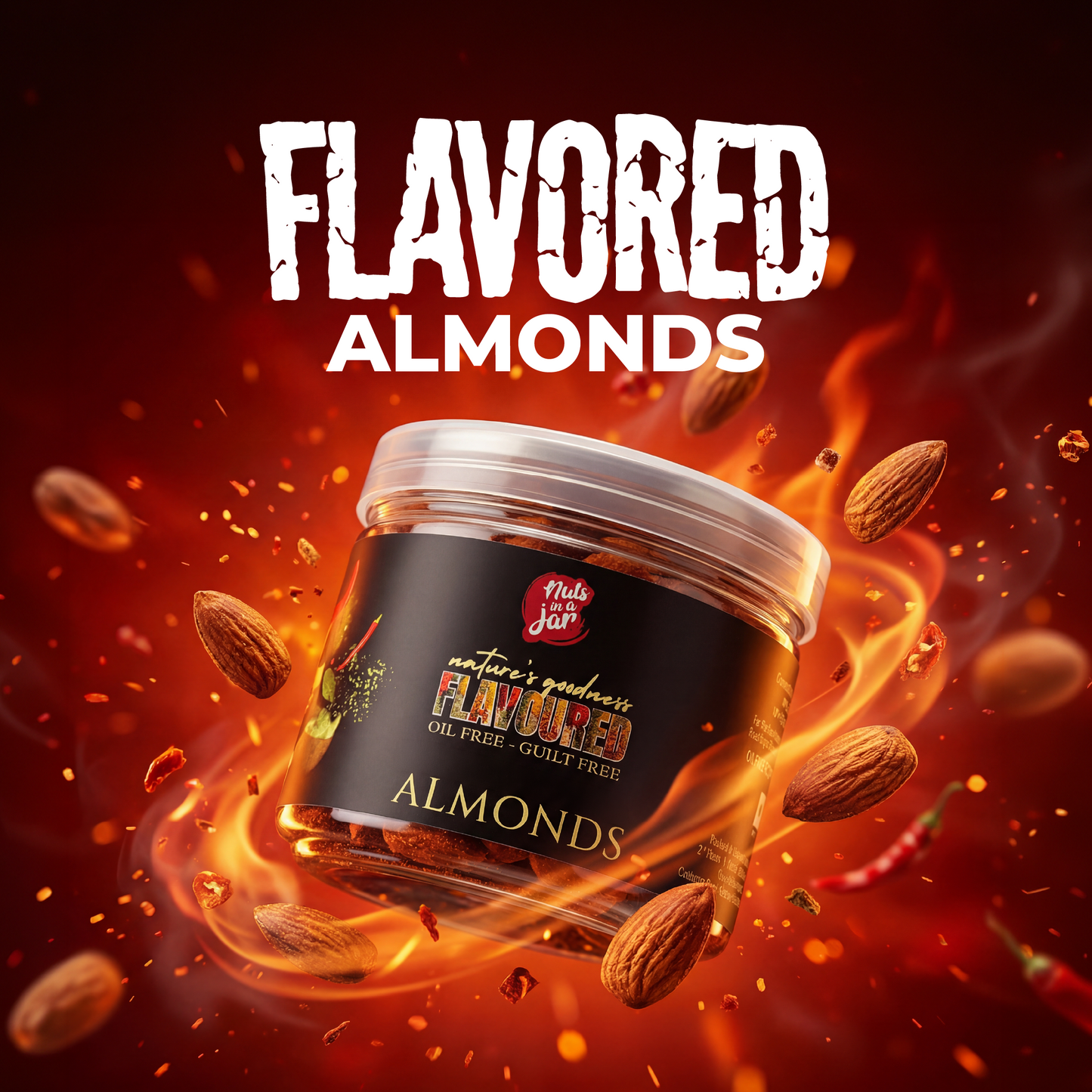 Roasted & Flavored Almonds 250 Grams