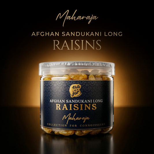 Maharaja Afghan Sandukani Raisins Long – 250g Premium Afghan Kishmish