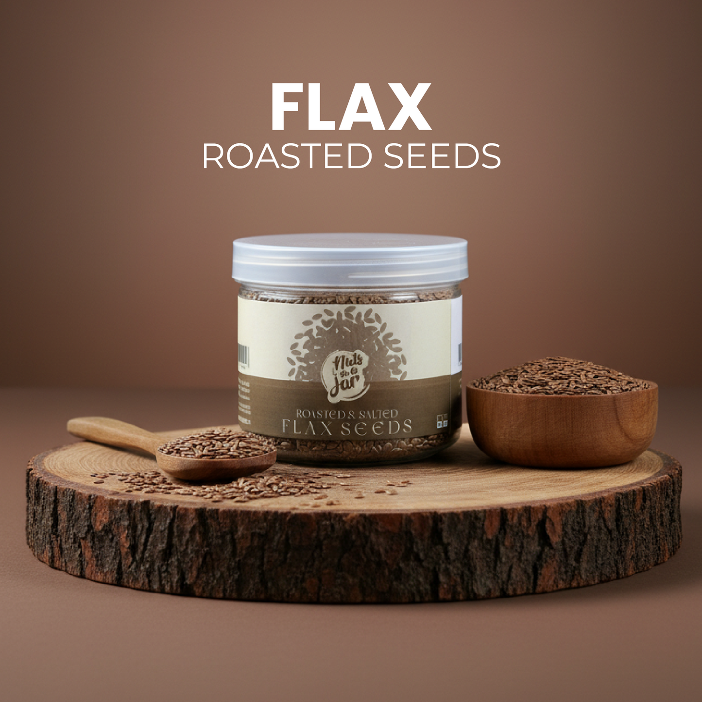 Crunchy Seeds Roasted Flax 250 Grams