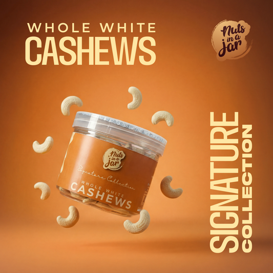 Whole White Cashews Signature W240 250 Grams