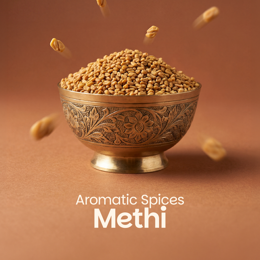 Aromatic Methi Seeds (Fenugreek) 250 Grams | Premium Whole Spice