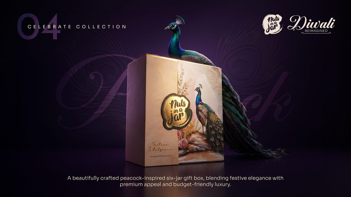 Celebrate Collection peacock gift box