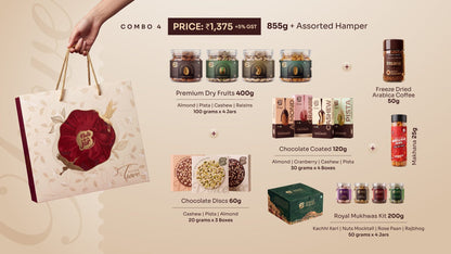 Trove Combo 4 — Assorted Hamper with chocolates, mukhwas and coffee