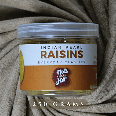 Nuts in a Jar Indian Pearl Raisins Everyday Classics 250 Grams