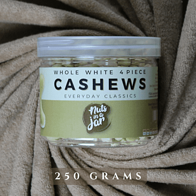 Nuts In a Jar Cashews 4 Piece Everyday Classics 250 Grams