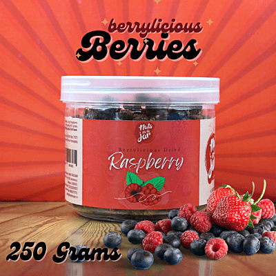 Berrylicious Dried Raspberry Whole 250 Grams