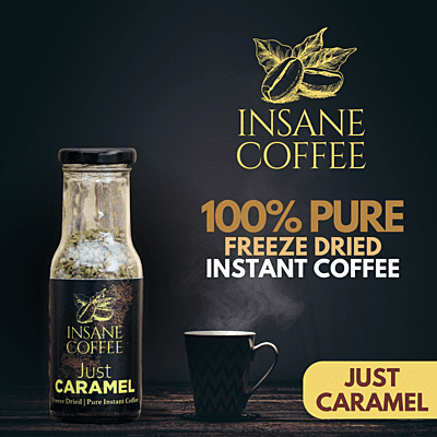 Insane Coffee Freeze Dried just Caramel 50 Grams