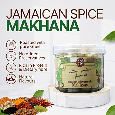 Gourmet Jamaican Spiced Crunchy Makhana 50 Grams