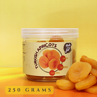 Nuts in a Jar Dried Turkish Apricots 250 Grams