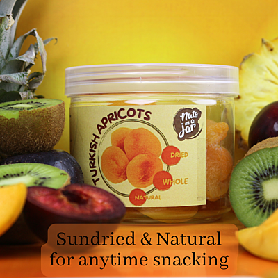 Nuts in a Jar Dried Turkish Apricots 250 Grams