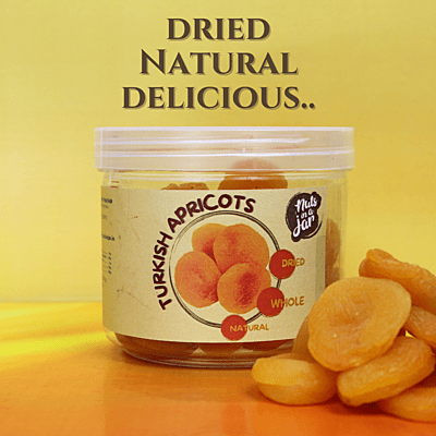 Nuts in a Jar Dried Turkish Apricots 250 Grams