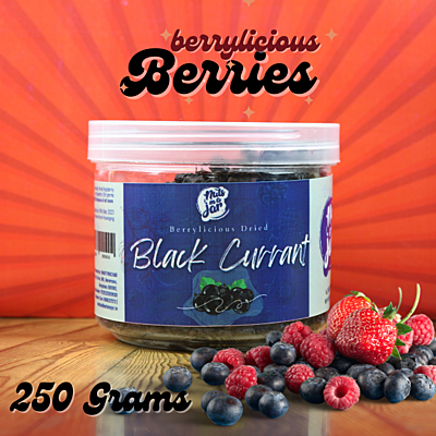 Berrylicious Dried Black Currant Whole 250 Grams