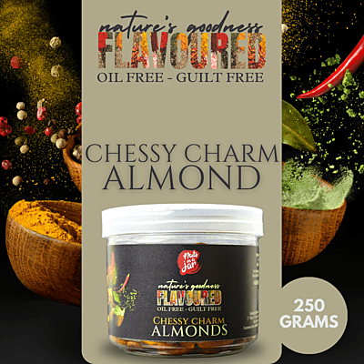 Oil Free Flavoured  Cheesy Charm Almonds 250 Grams