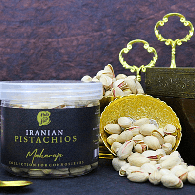 Nuts in a Jar Maharaja Iranian Pistachios 250 Grams