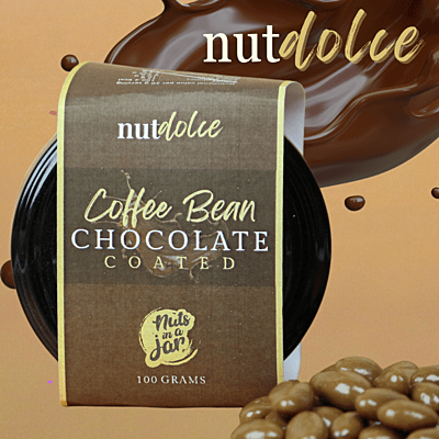 Nut Dolche Chocolate Coated Coffee Beans 100 Grams