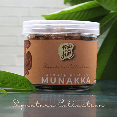 Nuts in a Jar Afghan Raisins Munakka  Signature collection  250 Grams