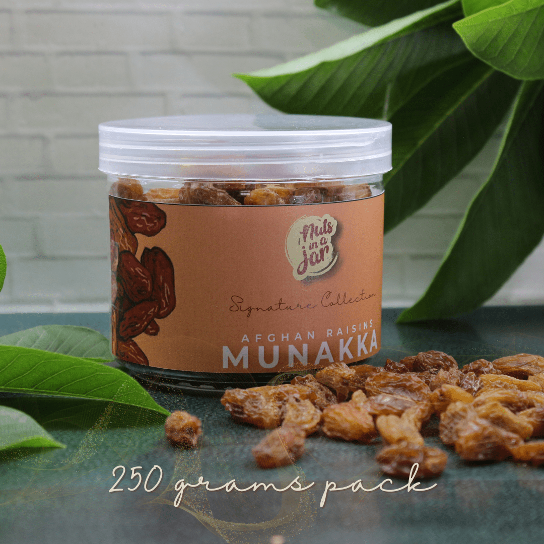 Nuts in a Jar Afghan Raisins Munakka Signature Collection 250g