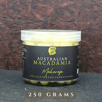 Nuts in a Jar Maharaja Australian Macadamia Nuts 250 Grams