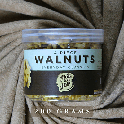 Nuts in a Jar Walnuts 4 Piece Everyday Classics 200 Grams