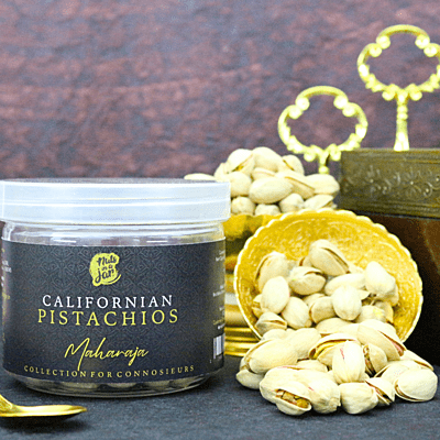 Nuts in a Jar Maharaja Californian Pistachios 250 Grams