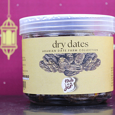 Nuts in a Jar Black Dry Dates 250 Grams