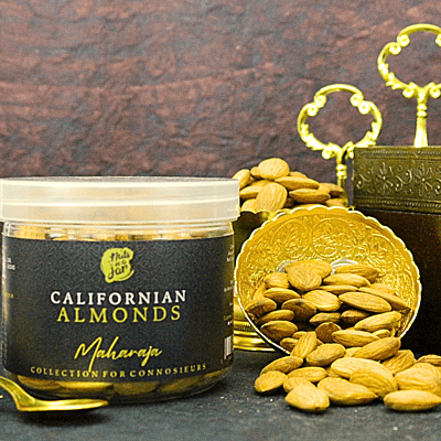 Nuts in a Jar Maharaja Californian Almonds 250 Grams