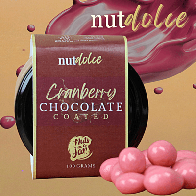Nut Dolche Chocolate Coated Cranberry 100 Grams