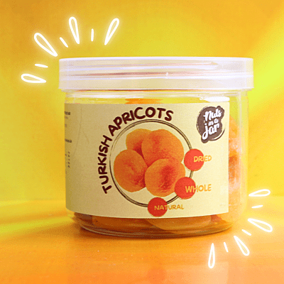 Nuts in a Jar Dried Turkish Apricots 250 Grams