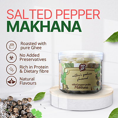 Gourmet Salted Pepper Peaks Makhana 50 Grams