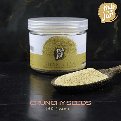 Nuts in a Jar Crunchy Seeds Khas Khas (Poppy) 250 Grams