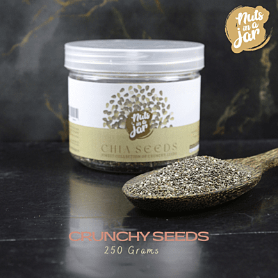 Nuts in a Jar Crunchy Seeds Chia 250 Grams